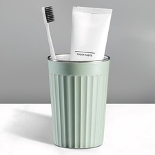Toothbrush Holder for Bathroom-12oz Unbreakable Stainless Steel Bathroom Cup,...