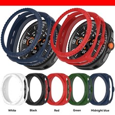 For Samsung Galaxy Watch8 Classic 47mm Case w/Bezel Ring Protector Cover Frame