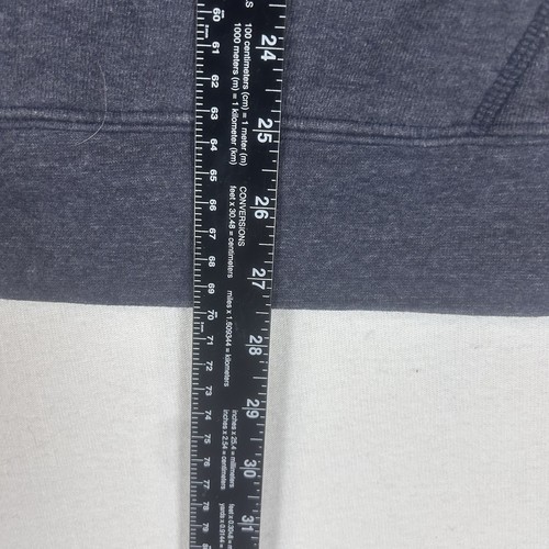 ILLINOIS FIGHTING ILLINI Hoodie Mens Medium Gray Retro Brand College NCAA Casual - Picture 8 of 10