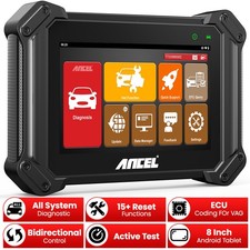Ancel V6 Obd2 Scanner Bi-directional Diagnostic Tool Car Full System Ecu Coding