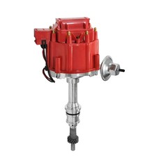 HEI Distributor 65K Coil Small Block Ford 260 289 302 5.0L Red Cap Ignition Coil