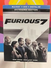 Furious 7 (Blu-ray + DVD, 2015) Vin Diesel - Brand New/Sealed with Slipcover