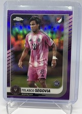 2025 Topps Chrome MLS Telasco Segovia Inter Miami CF Purple #107 62/75