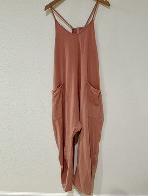 FP Movement Sleeveless Scoop Neck Ankle Length Patch Pocket Hot Shot Medium