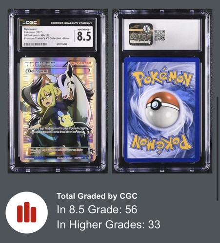 Delinquent graded CGC 8.5 for sale on eBay