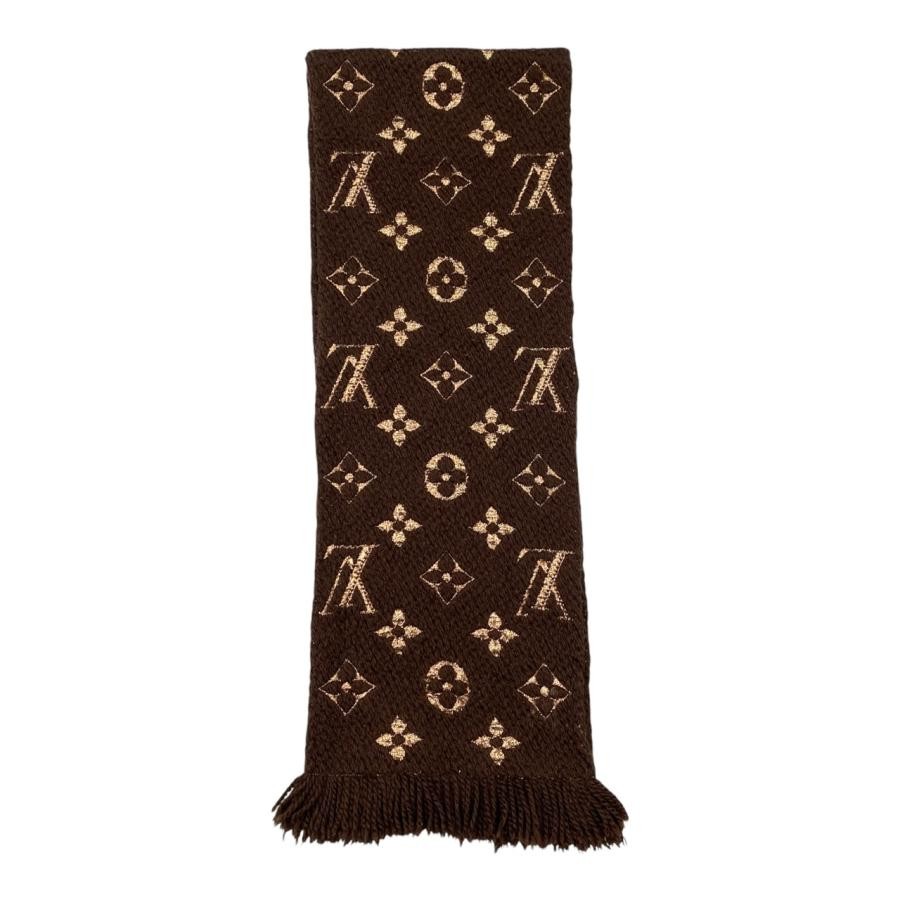 LOUIS VUITTON Scarf Echarpe Logomania Shine M71383 Monogram Brown