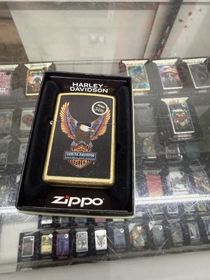 Zippo Lighter Harley Davidson Multi Cut Engraving Pocket Lighter