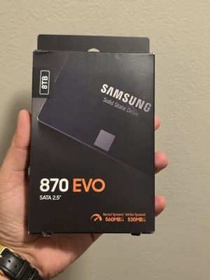 8TB Samsung 870 EVO - 8TB - 2.5'' SATA III 3D NAND SSD MZ-77E8T0B - Brand NEW！