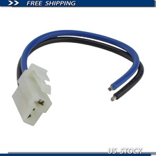 Cooling Fan Harness Connector Plug: 2 Terminal, 1/4 Blade