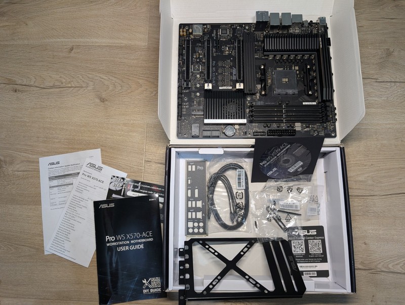 ASUS Pro WS X570-ACE AMD AM4 ATX Workstation Motherboard