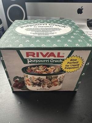 New Rival 3206FR Holiday Potpourri Crock – Electric Simmering Pot