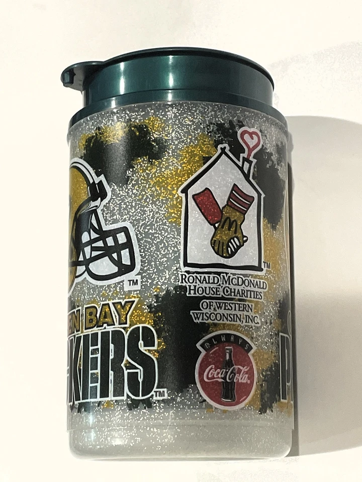 Taza Coca Cola Casa Ronald McDonald Green Bay Packers Fútbol NFL De Colección Foto 2 de 3
