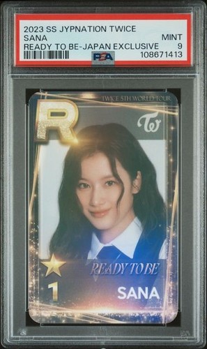 PSA 9 Twice Sana Photocard SSJYP Ready To Be World Tour