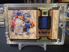2025 Topps Museum Collection Meaningful Materials  Pete Alonso /25