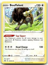 Bouffalant 118/163 Uncommon Battle Styles Pokemon Moderately Played