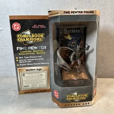 Comic Book Champions Batman Pewter Figure 1996 NIB  MODERN AGE