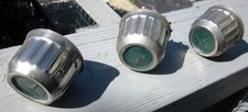 3 Used Generic Push Through Wheel Center Caps 3.18 Center Bore 2.5 Tall