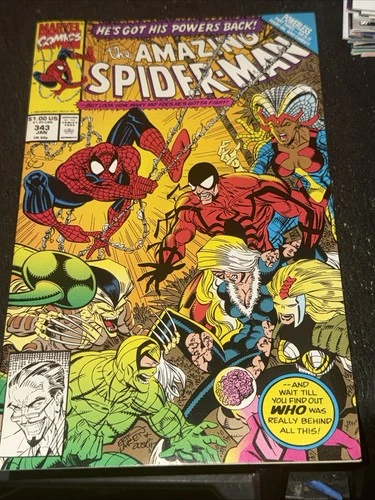 The Amazing Spider-Man #343 (1991) Spider-Man [Key Issue] NM
