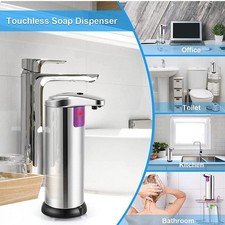 Auto Touchless Soap Dispenser Smart Hand Sanitizer Dispenser for Kitchen Bathroo
