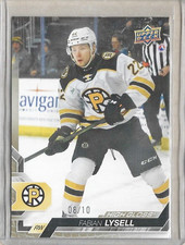 Fabian Lysell Providence Bruins 2024-25 UD AHL High Gloss 08/10 #40