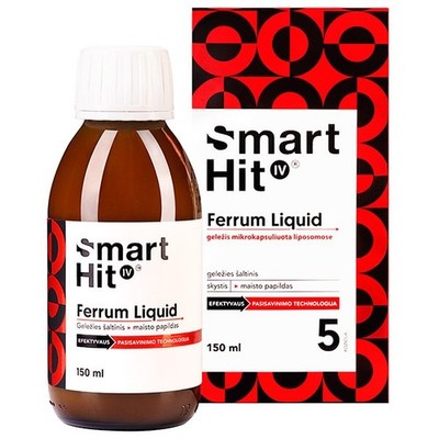 Valentis SmartHit IV Ferrum Flüssigeisen Eisen Supplement 150 ml