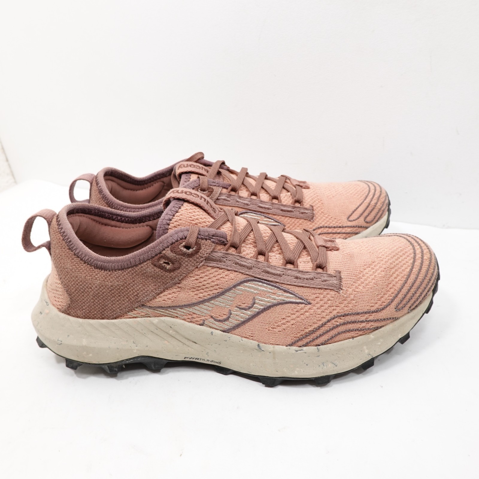 Saucony Peregrine RFG Clove Womens Size 10.5 Clove/Cacao Trail Running Shoes thumbnail 9