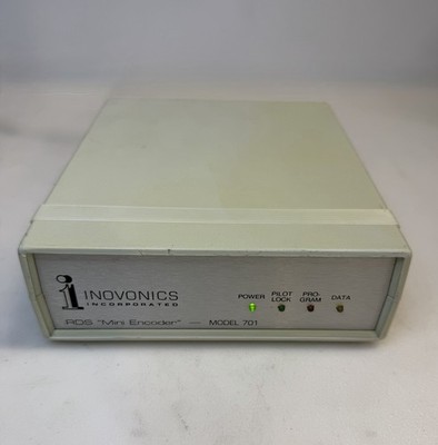 Inovonics Model 701 RDS Mini Encoder FM Broadcast Encoder Unit Only No Power Sup