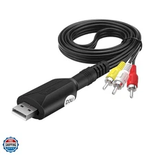 USB Audio Video Capture Card VHS VCR to Digital Converter RCA AV to USB Video...