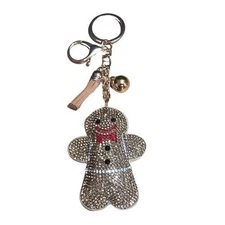 Popfizzy Bling Christmas Gingerbread Man Keychain, Christmas Gifts for Women...