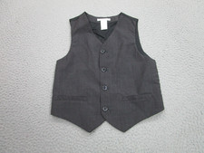Janie And Jack Suit Vest size 6 Boys Gray Wool Formal Preppy School Youth Kids
