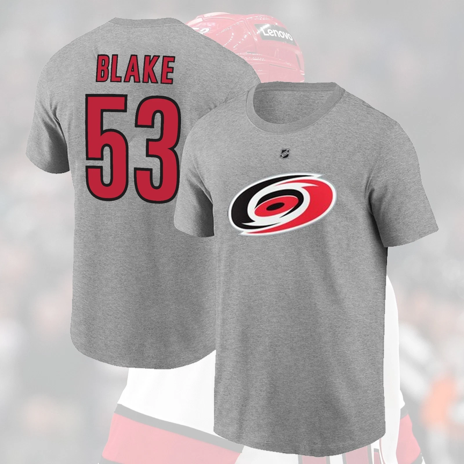 Jackson Blake #53 Carolina Hurricanes 2026 Name & Number Unisex for Fans