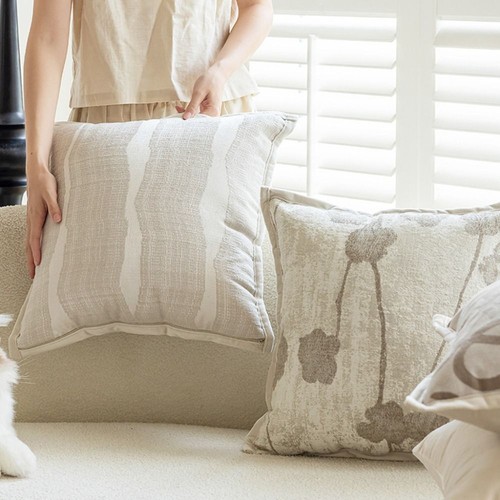 Microfiber Cream Style Cushion Cover 45x45cm Sofa Pillowcase Sofa - Picture 12 of 12
