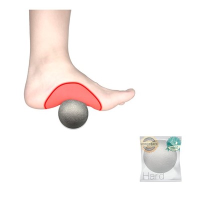Plantar Fasciitis Relief Massage Ball   Lacrosse Ball, Foot 2.36 Inch, Black