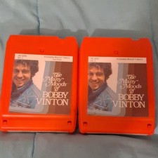 Bobby Vinton The Many Moods - Columbia Musical Treasury 8-Track Twin Pack - RED
