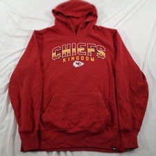 47 Brand Kansas City Chiefs Kingdom Pullover Hoodie Red Mens Large L