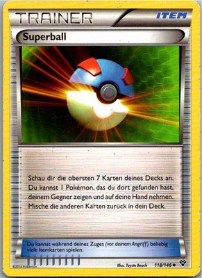 Pokemon Superball 118/146 Basisset Deutsch