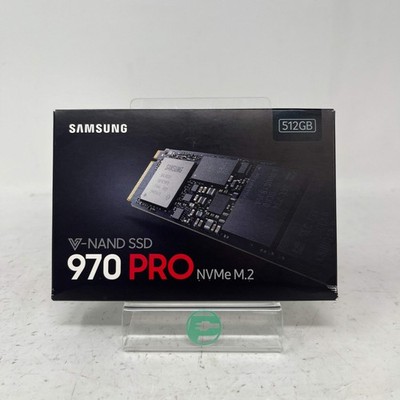 New Samsung 2280mm 970 Pro 512GB M.2 NVMe Gen 3.0 x 4 SSD MZ-V7P512