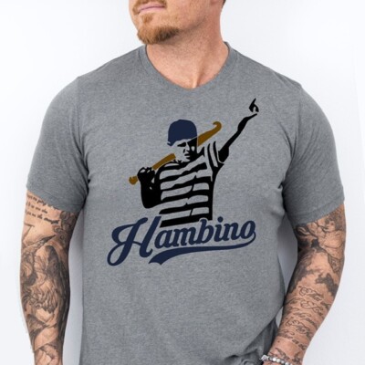 HAMBINO | Sandlot Baseball themed Soft Ring Spun Pre-Shrunk Cotton T-Shirt