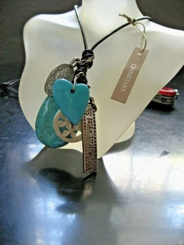 Joyería de moda de cuero de color turquesa Chan Luu