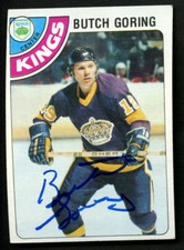 Butch Goring #151 signed autograph auto 1978-79 Topps Hockey Trading Card
