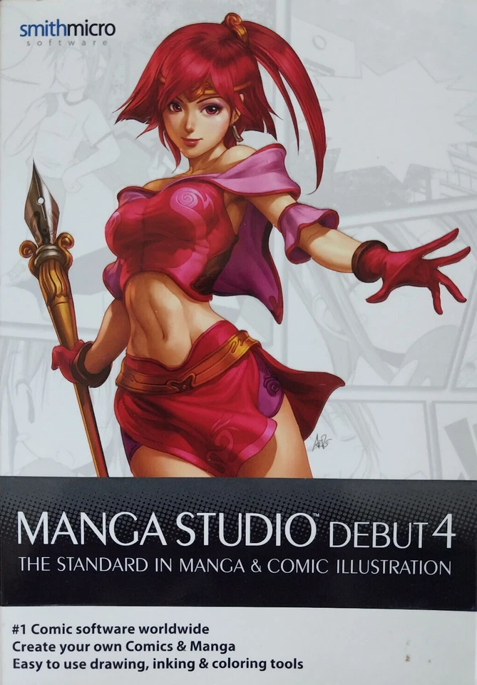Manga Studio Debut 4 DISCS ONLY Anime Comic Graphic Novel Cartoon Creator Vista - Image 4 of 4