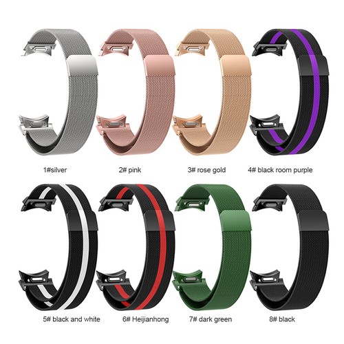 Magnetic Band Steel Strap For Samsung Galaxy Watch 40/44mm 6Classic 43/47mm 5Pro - 第 3/17 張圖片