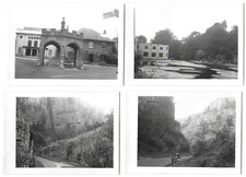 Vintage Holiday Photos Cheddar Village Somerset Gorge & Cross Lot x4 1949