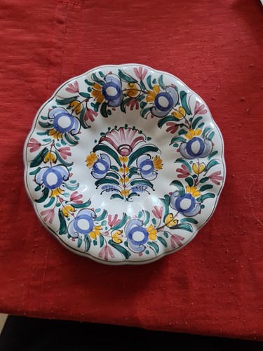 Wand teller Porzellan oder Schale Landhausstil Handarbeit vom Töpfermarkt NEU  - Bild 1 von 4
