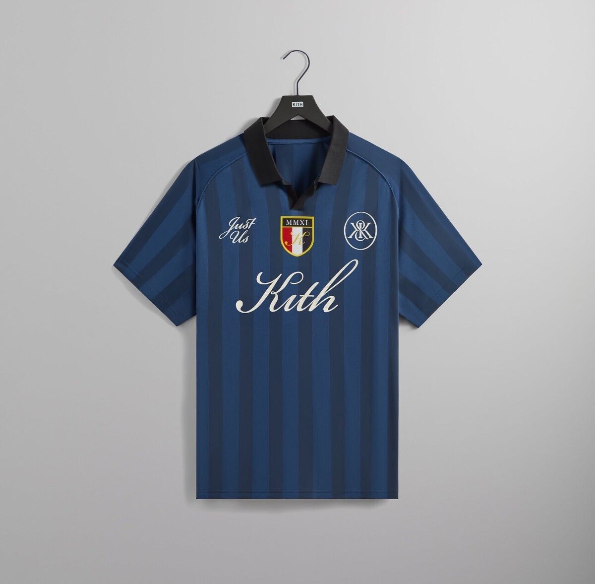 Kith Shadow Stripe Marcel Soccer Jersey Size XXL Ronnie Fieg Kith Shadow Stripe Marcel Soccer Jersey Size XXL Ronnie Fieg