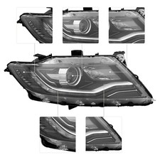 For 2016-2018 Lincoln Mkx Xenonhid Headlight Rh Right Passenger Side Headlamp