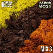 Islandmoos Mischung - Gelb Braun modellbau basen landschaften moss