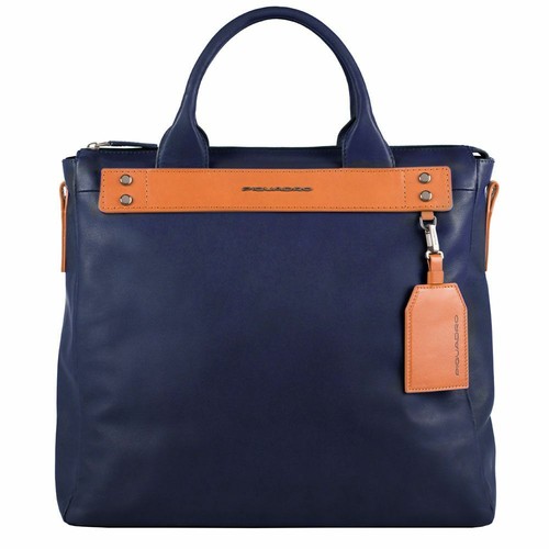 Shopper a spalla PIQUADRO 39x33x15cm Borsa Porta Computer e Porta iPad  Sendai | eBay