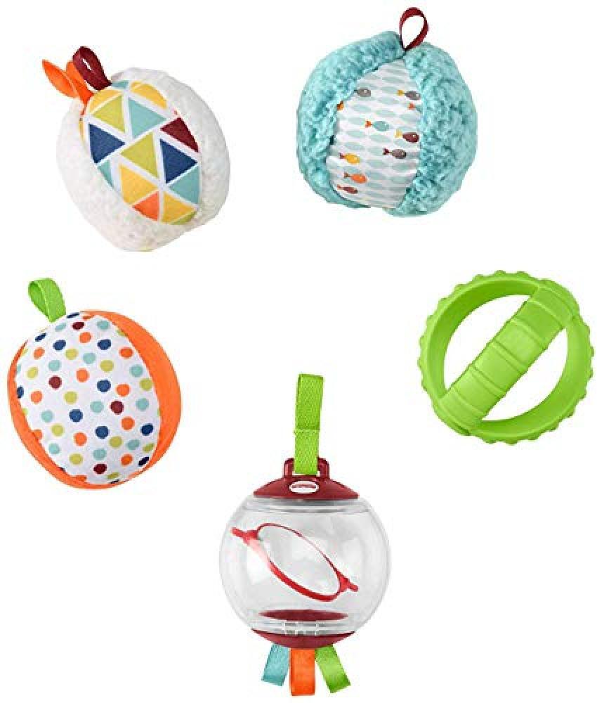 Fisher-Price- Palline Sensoriali 5 Sensi, Giocattolo per Bambini 3+ Mesi, FXC32