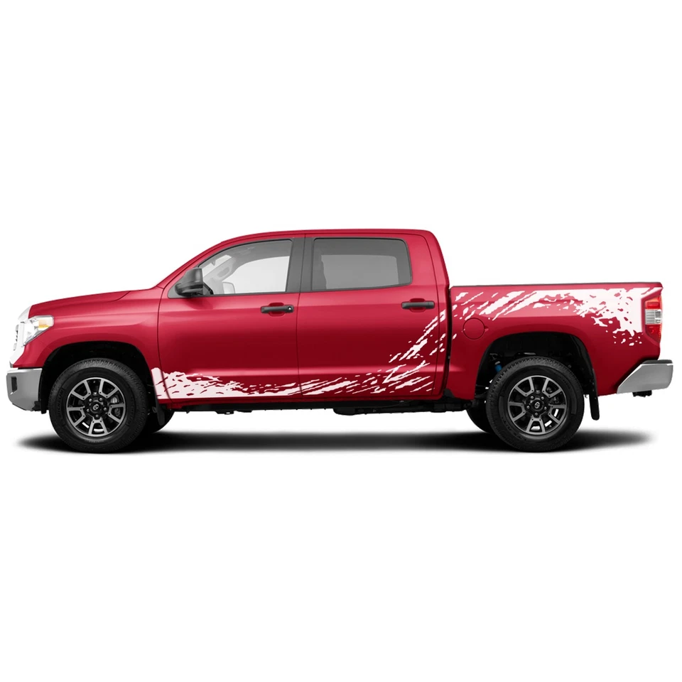 Calcomanía adhesiva gráfica salpicaduras inferior lateral y cama compatible con Toyota Tundra Foto 3 de 3
